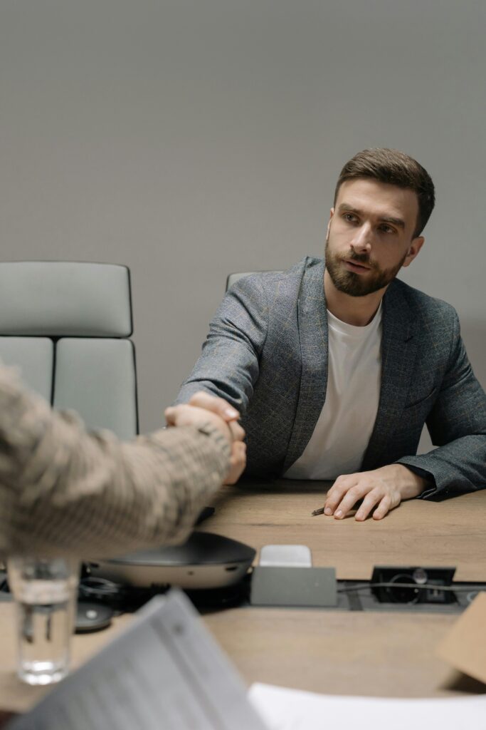 Businessmen Shaking Hands